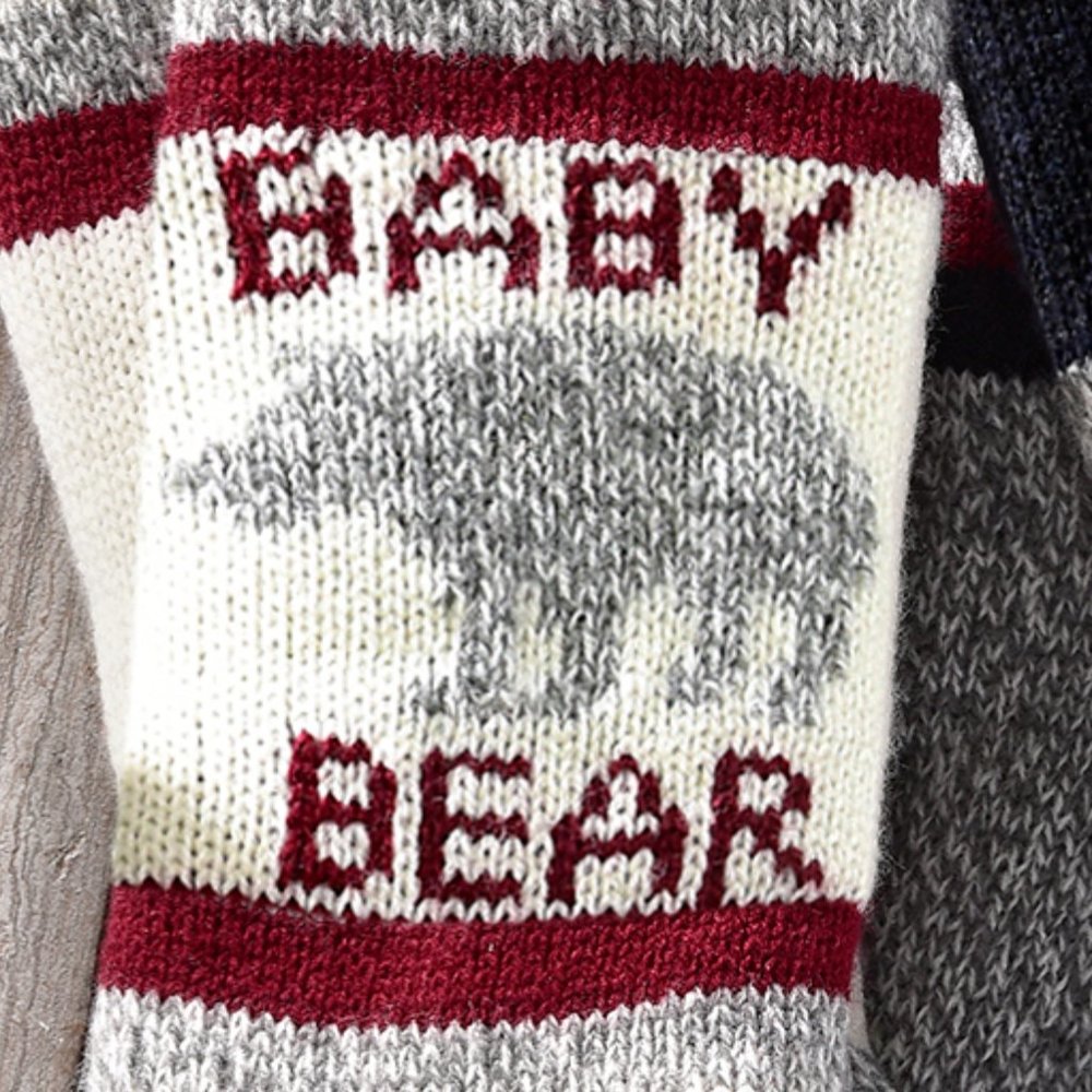 Charlie Paige Sherpa Lined Socks-Baby Bear Child